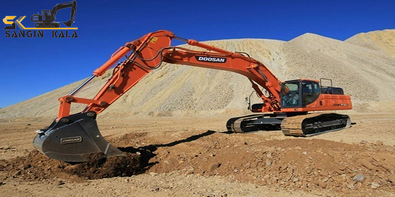 خرید قطعات بیل مکانیکی دوسان DX470 زنجیری