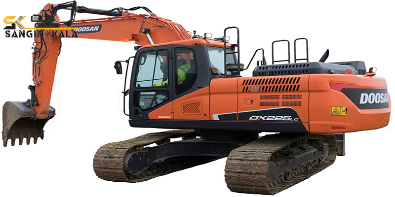 قیمت قطعات بیل مکانیکی دوسان DX470 زنجیری